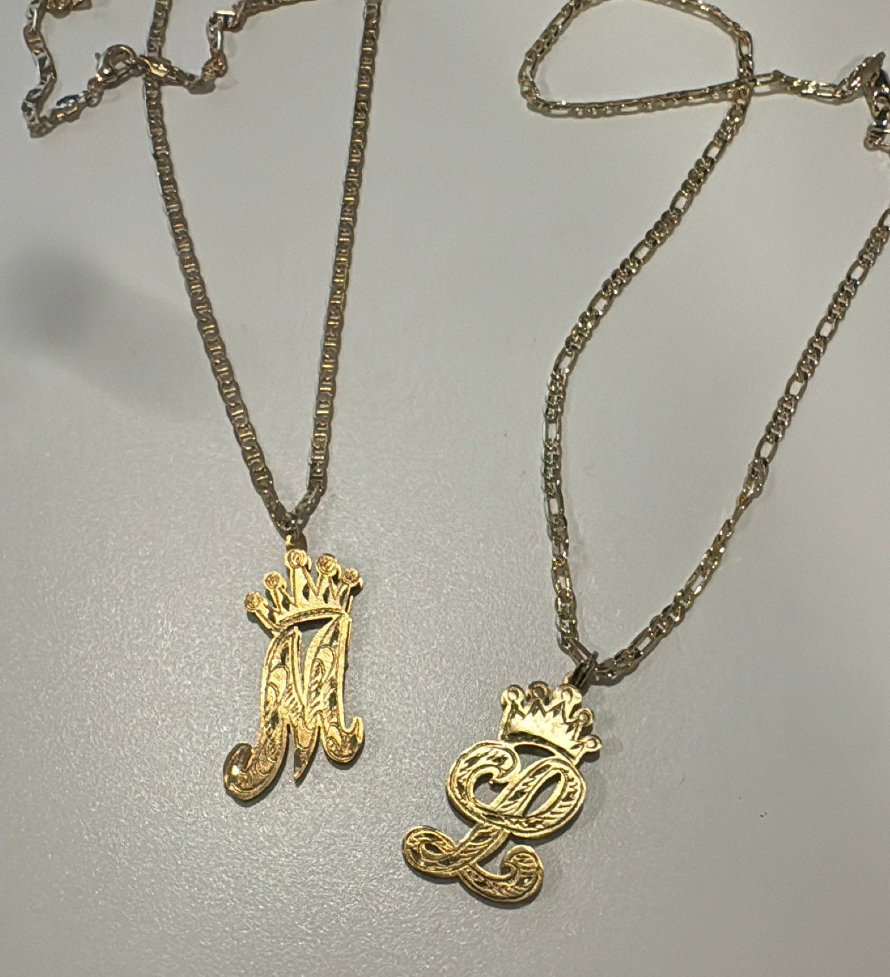 Double Plated Initials